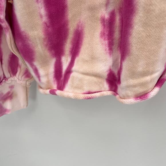 Z SUPPLY NWT Evereve Tempest Tie Dye Raw Hem Pullover Sweatshirt // L - Picture 12 of 12